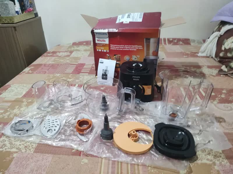foto de Processador Philips Walita powerchop ri7301 750w capacidade 1,5 litros preto