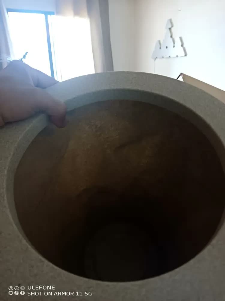 foto de Vaso Para Planta Decorativo Grande 45cm Polietileno Cone