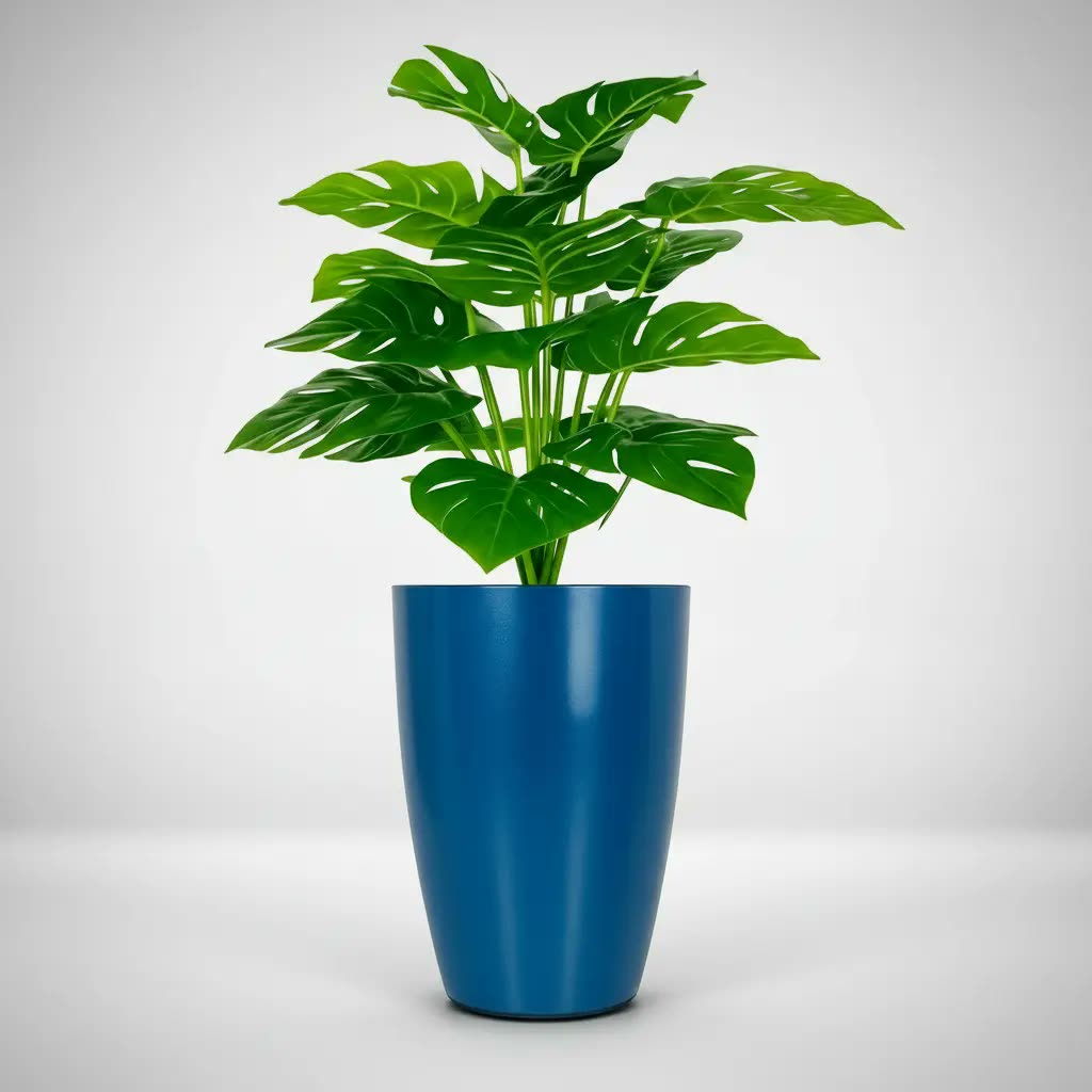 Vaso Para Planta Decorativo Grande 45cm Polietileno Cone
