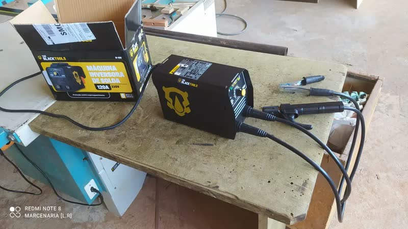 foto de Máquina Solda Inversora Mma The Black Tools Preto 50/60hz Voltagem