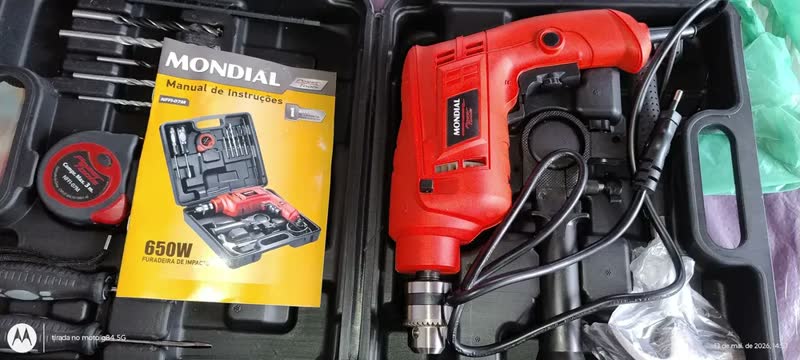 foto de Furadeira de Impacto com Maleta Mondial 650W - NFFI-07M