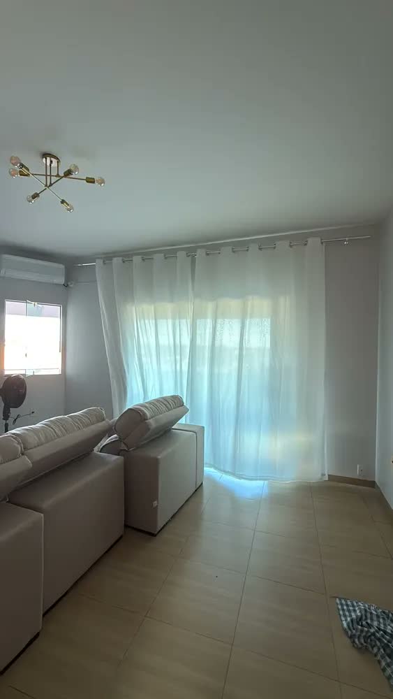 foto de Cortina Para Varao Voil Sala 4 Metros Com Forro Microfibra