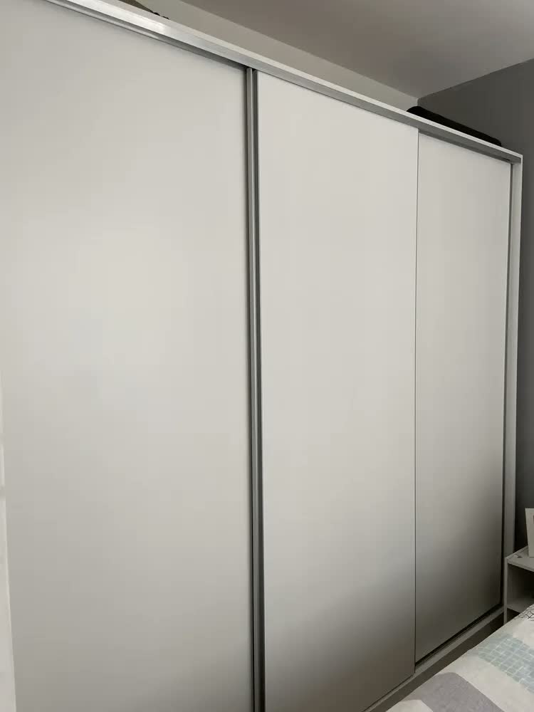 foto de Guarda Roupa Casal 100% Mdf Madesa Royale 3 Portas Correr B Cor Branco 106309