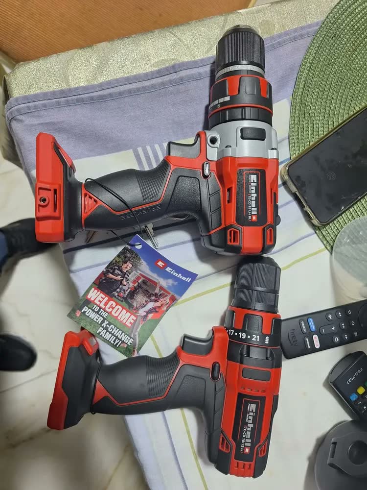 foto de Parafusadeira Furadeira com Bateria Carregador Einhell
