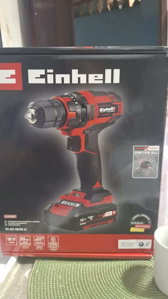foto de Parafusadeira Furadeira com Bateria Carregador Einhell