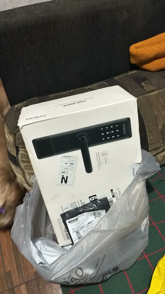 foto de Fechadura Digital Pado Fde-600w IP55 Externa Chuva Sol Reforçada Máquina 3 Pinos Alta Segurança