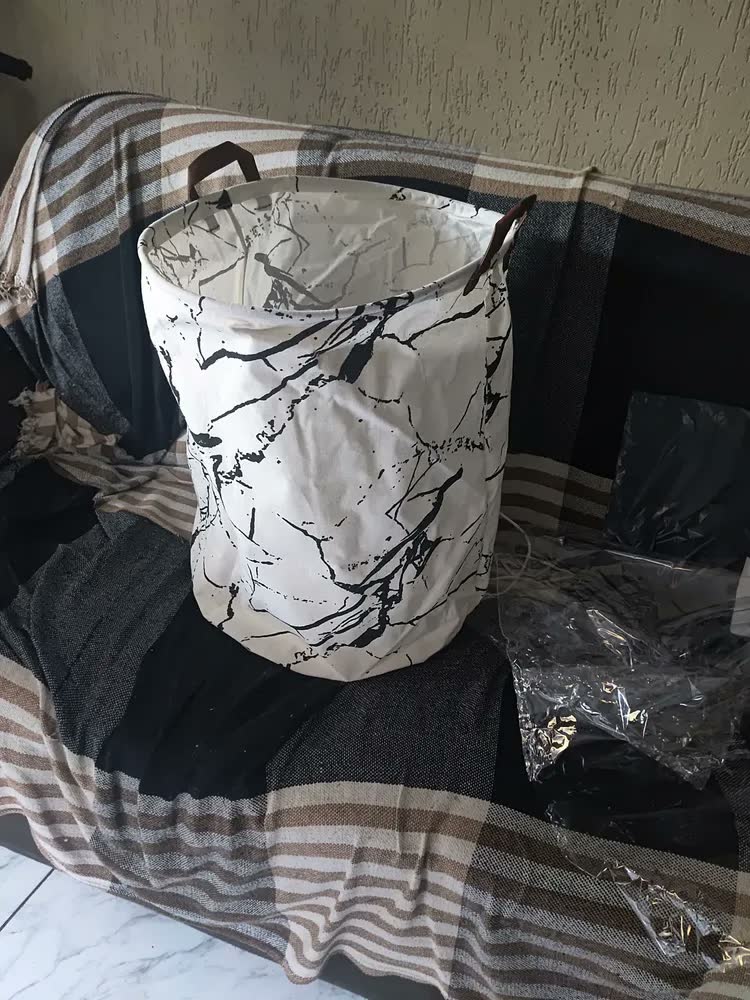 foto de Cesto Grande Para Roupa Suja Lavanderia Brinquedo 60 Litros