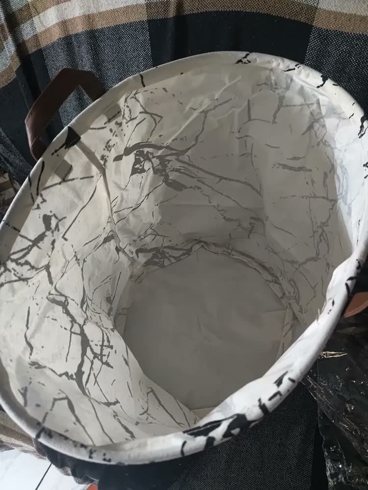 foto de Cesto Grande Para Roupa Suja Lavanderia Brinquedo 60 Litros
