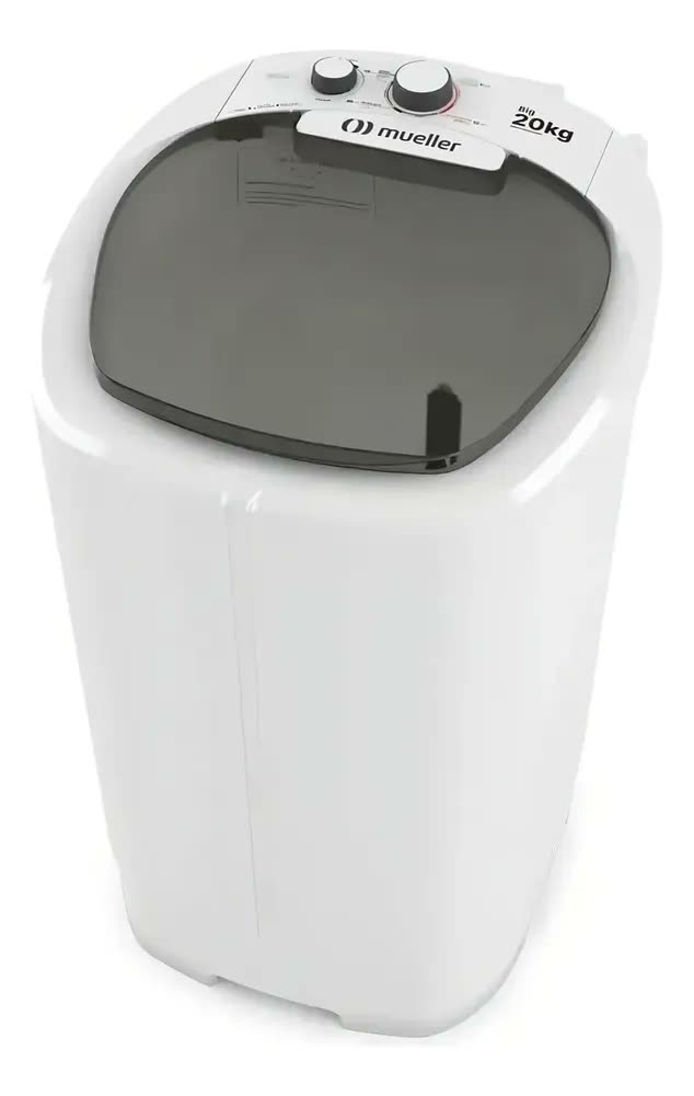 Máquina De Lavar Semiautomática Tanquinho Mueller Big 20 Kg Branco