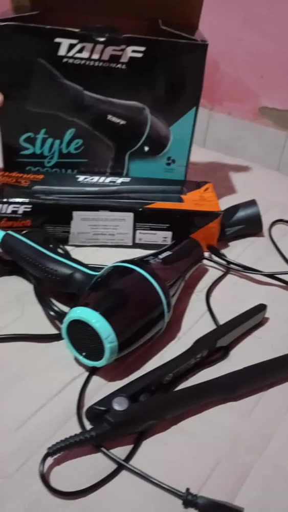 foto de Secador Taiff Style 2000w C/ Prancha Taiff Cerâmica 180ºc