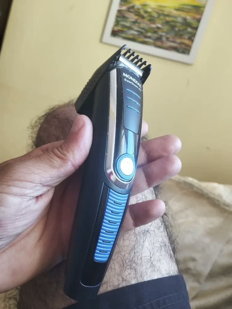 foto de Maquina Masculina De Cortar Cabelo Profissional Mondial
