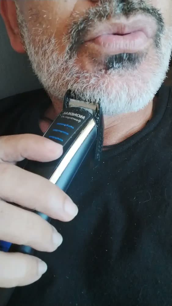 foto de Maquina Masculina De Cortar Cabelo Profissional Mondial