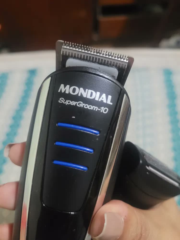 foto de Maquina Masculina De Cortar Cabelo Profissional Mondial