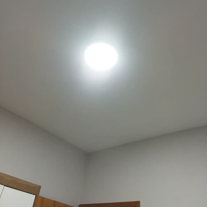 foto de Plafon LED 25W MGC Redondo Sobrepor Branco Frio 6500K Teto Driver embutido