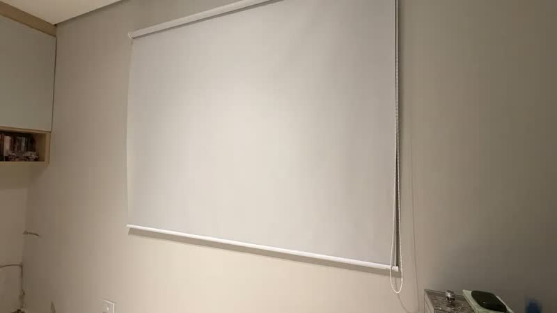 foto de Cortina Rolo Blackout De Medida 1,70x1,40blecaute 0% Luz