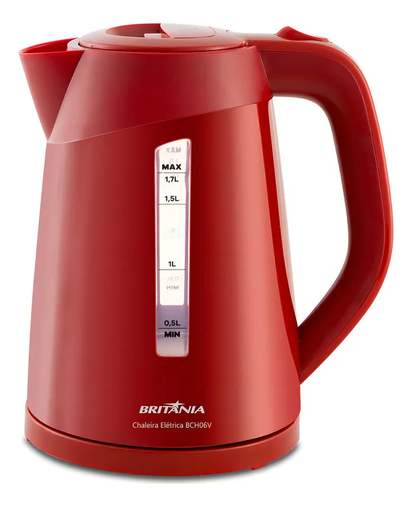 Chaleira Eletrica Bch06v Britânia Vermelho