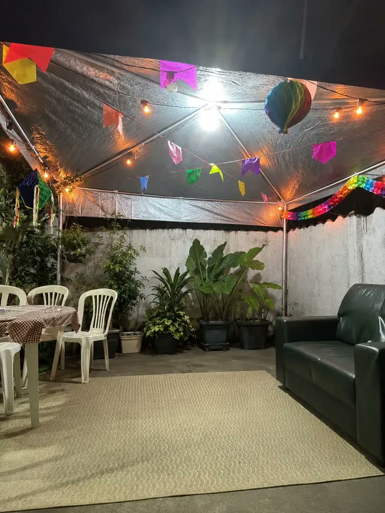foto de Tenda gazebo Nautika Fantasy com bolsa de transporte cor azul 2.5m x 3m x 3m