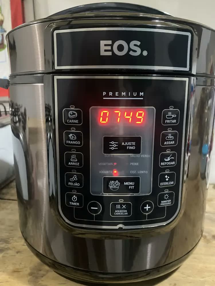 foto de Panela De Pressão Elétrica Eos Digital 6l Titanium