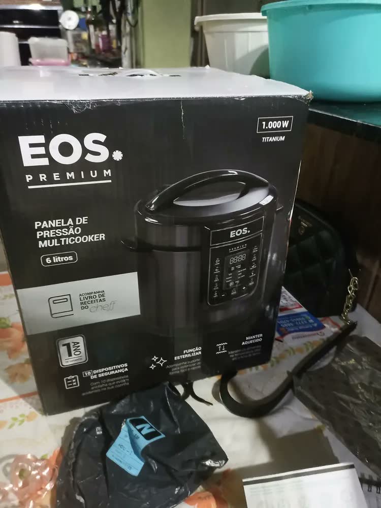 foto de Panela De Pressão Elétrica Eos Digital 6l Titanium