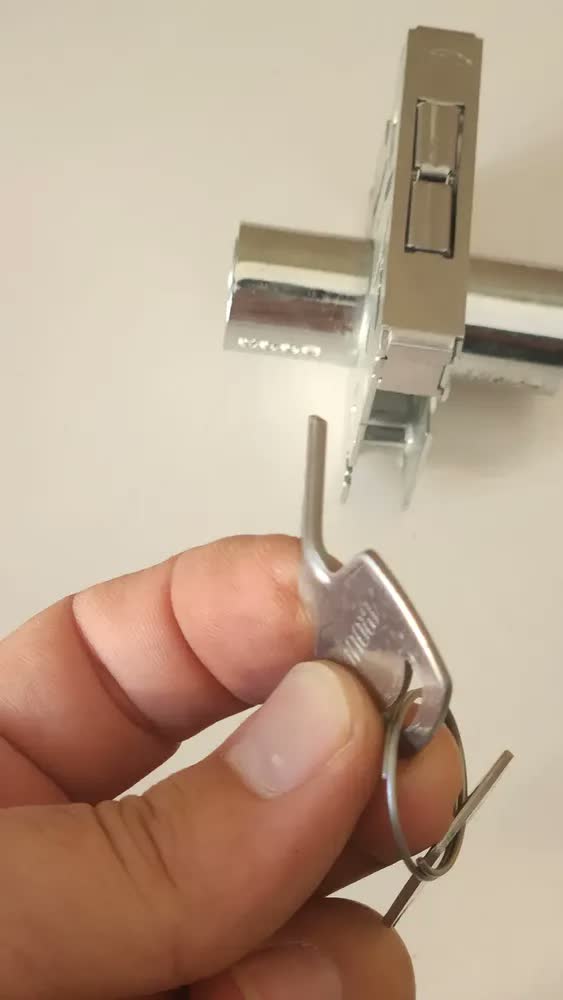 foto de Fechadura Arouca Para Porta De Vidro Correr Cromada Linha VIDRO