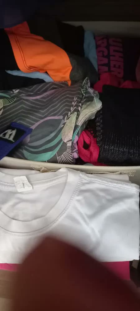 foto de Caixa Organizadora Grande Armário Closet Alça - Coloridas