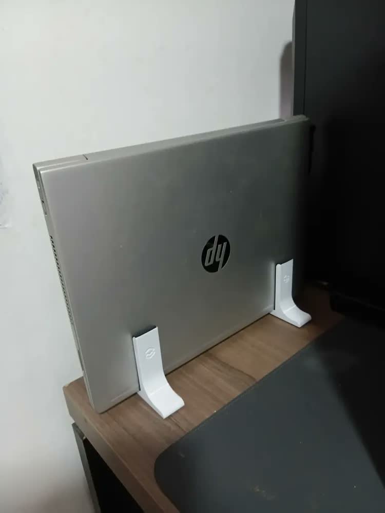 foto de Suporte De Mesa Macbook Air Pro 11 13 15 Fechado Notebook Cor Branco