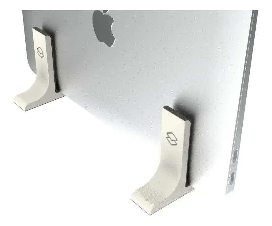 Suporte De Mesa Macbook Air Pro 11 13 15 Fechado Notebook Cor Branco