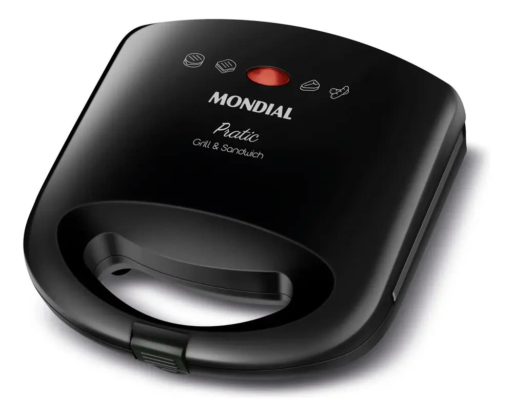 Grill E Sandwich Pratic Mondial 750W SN-01
