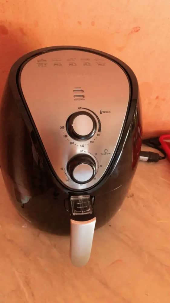 foto de Mondial AF-30-I fritadeira elétrica air fryer sem óleo 3,5L cor preto e inox