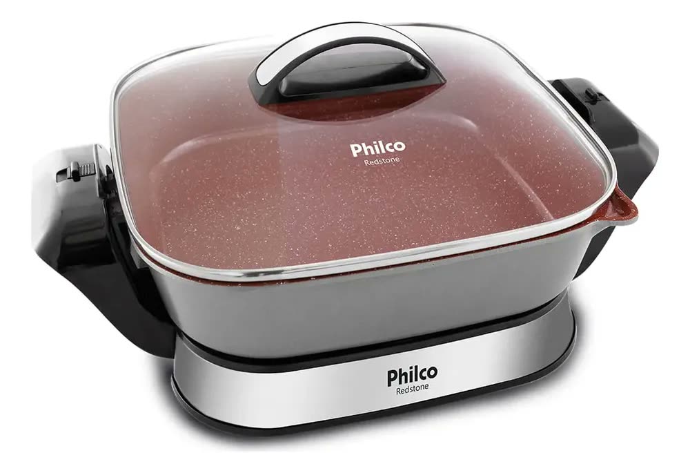 foto de Panela Elétrica Philco Redstone 4l Ppe04 Cor Vermelho