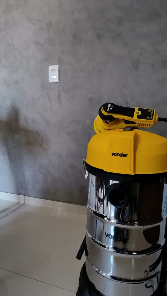 foto de Lixadeira Roto Orbital 6 Polegadas Lrv 350b Vonder Cor Amarelo Frequência 50 Hz/60 Hz