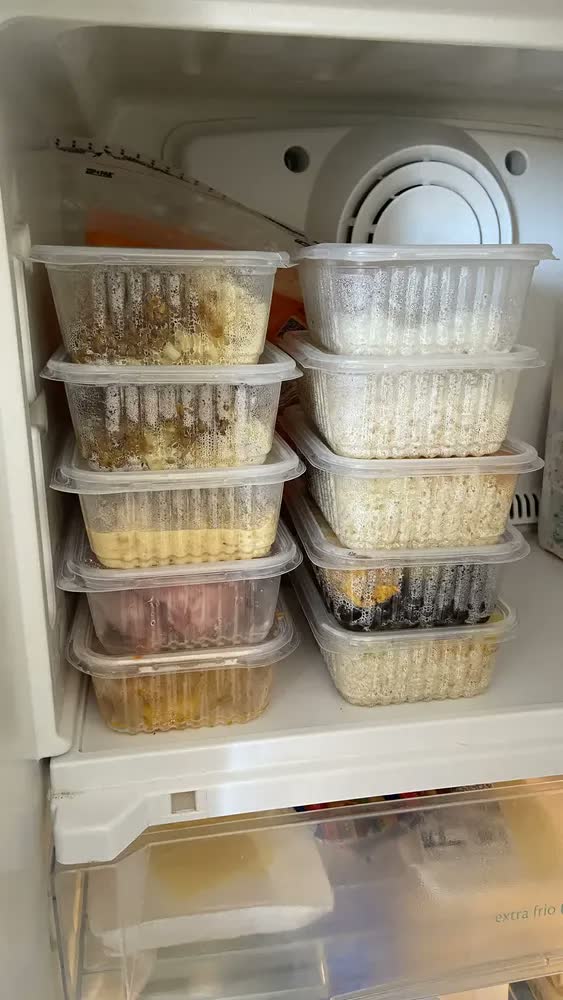 foto de Marmita Micro-ondas Freezer 500ml Com 24 UN. Pote Fitness