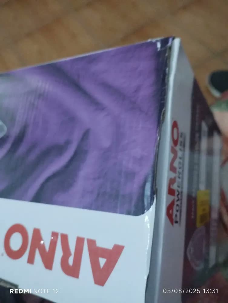 foto de Ferro A Vapor Arno Powergliss Base Xglide Fpo1 Roxo Cor Violeta