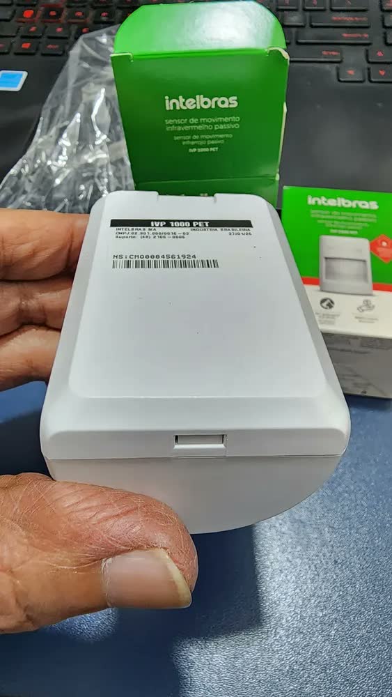 foto de Sensor Infra Mov Presenca Sem Fio Ivp 1000 Pet SF Intelbras