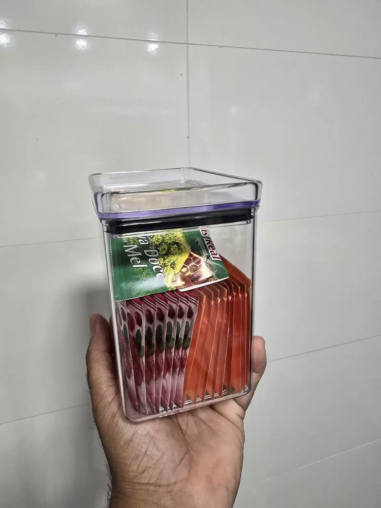 foto de Pote Hermético Retangular 1300ml Lumini Paramount