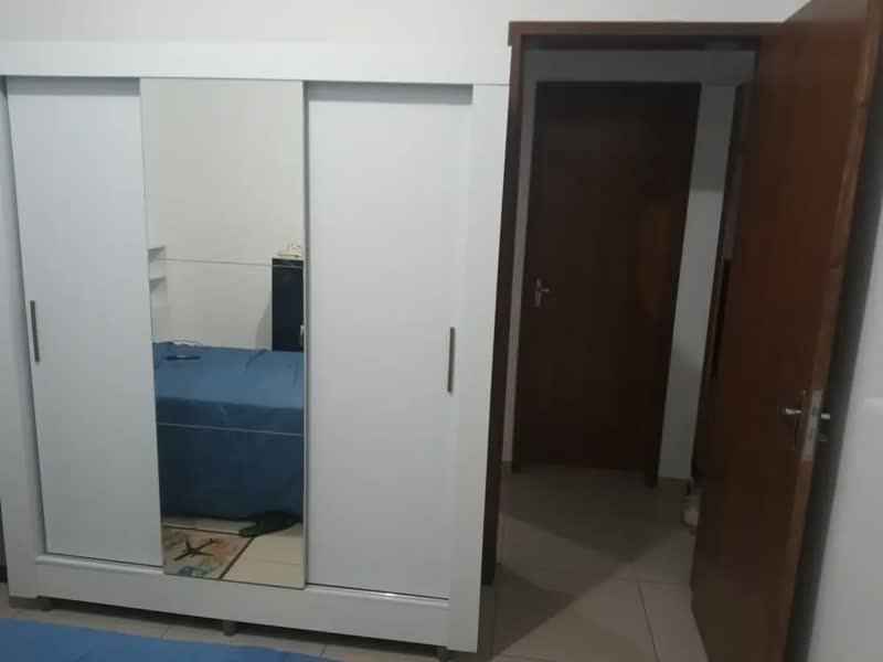 foto de Guarda Roupa Casal C/espelho 3 Pts 1 Gav Alice Branco