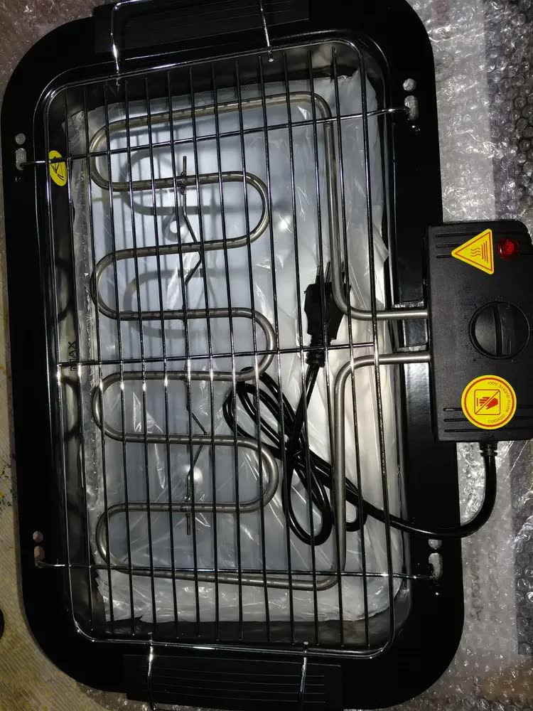 foto de Churrasqueira Elétrica Portátil Bak BBQ 127V 1500W Grelha Inox
