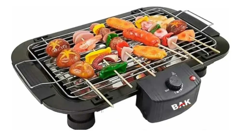 foto de Churrasqueira Elétrica Portátil Bak BBQ 127V 1500W Grelha Inox