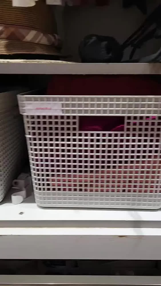 foto de Cesto Organizador Caixa Grid C/ Tampa 20l Ou