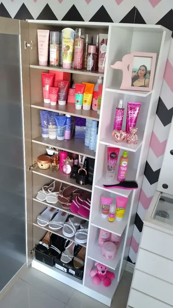 foto de Sapateira 1 Porta Com Espelho Happy Espresso Móveis C