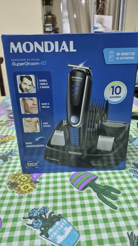 foto de Aparador de Pelos Super Groom 10 Mondial 6W Bivolt BG-03