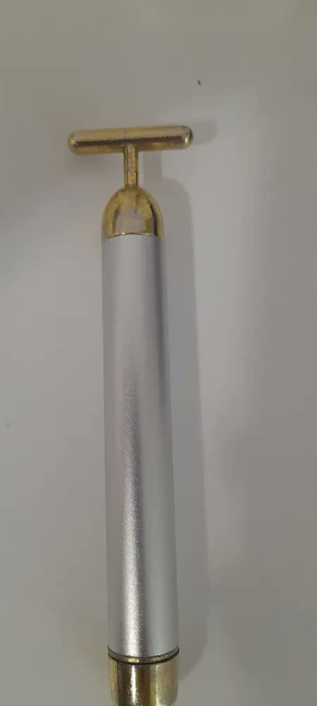 foto de Massageador Facial Elétrico Tiptoys Anti Rugas Botox Dourado