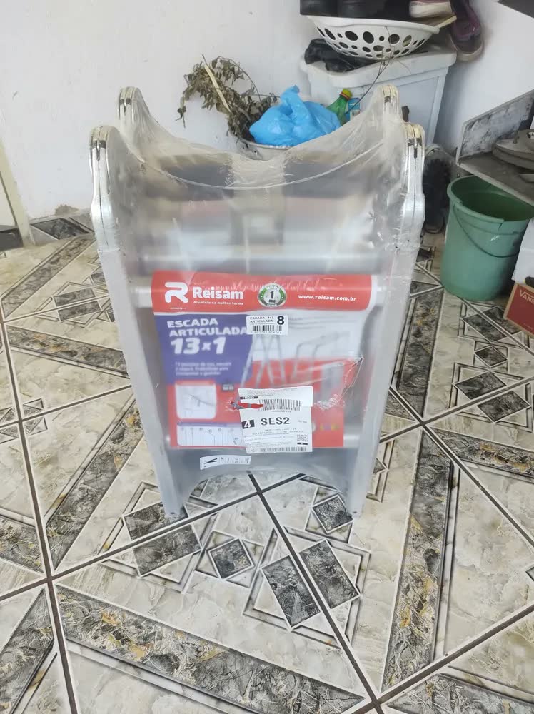 foto de Escada Articulada 4x2 Alumínio 13 Posições 2,31m – Reisam