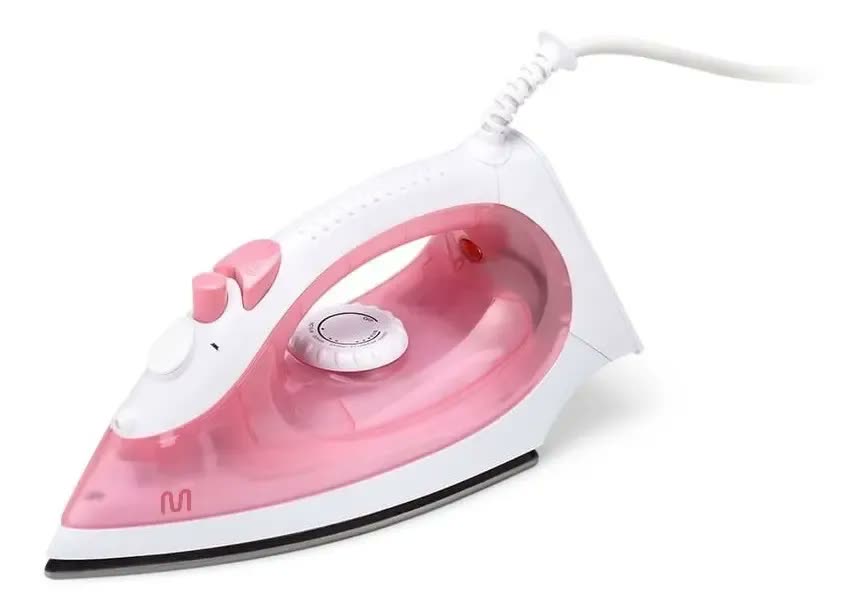 Ferro Passar Roupa A Vapor Antiaderente Rosa Multilaser