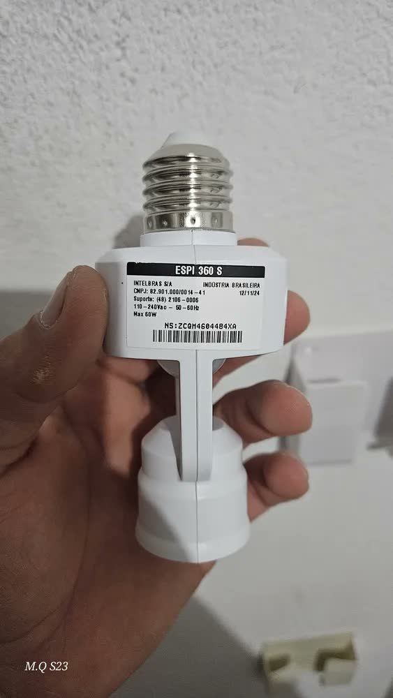 foto de Sensor de Presença Intelbras com Soquete ESP 360 S Branco