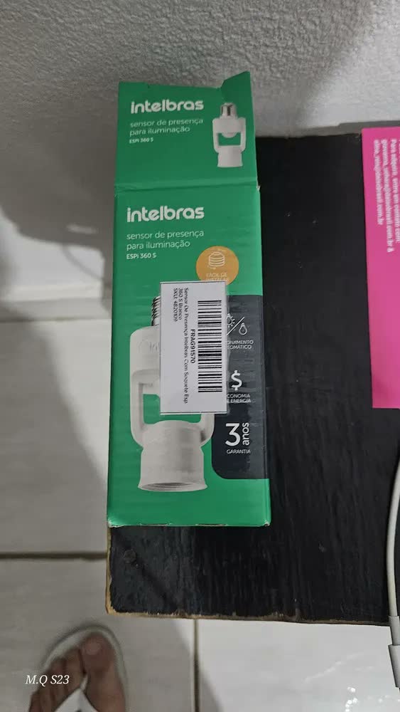 foto de Sensor de Presença Intelbras com Soquete ESP 360 S Branco