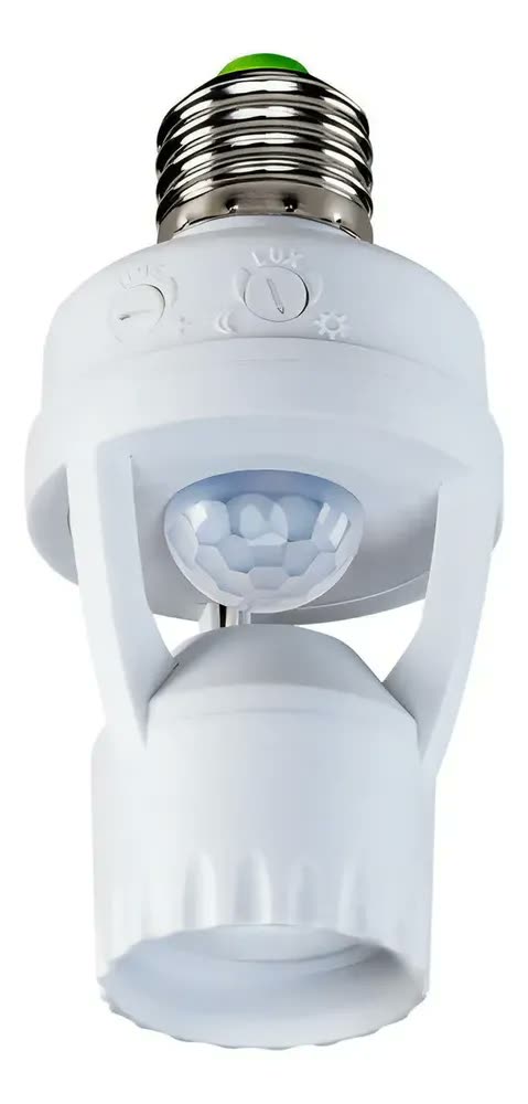 Sensor de Presença Intelbras com Soquete ESP 360 S Branco