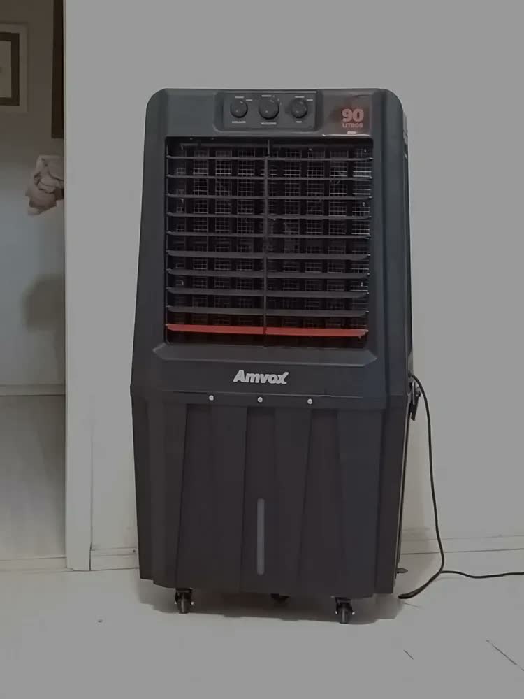 foto de Climatizador De Ar 90 Litros Frio Amvox Acl 9022 Cor Preto