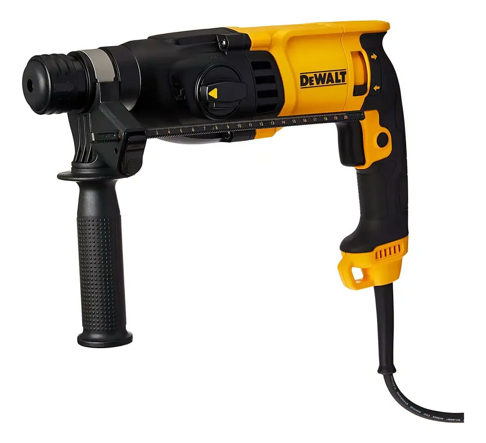 Martelete Perfurador e Rompedor Dewalt Modelo D25133K com 9 Acessórios Potência de 800W