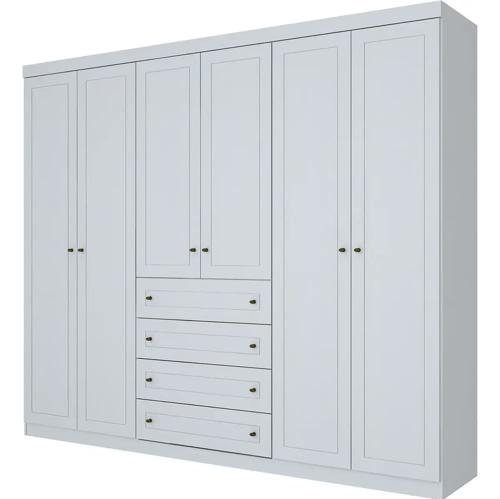 Guarda Roupa Nova York 6 Portas 4 Gavetas Espresso